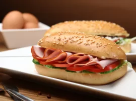 Descubre las calorías de un sándwich de jamón y queso en pan integral